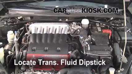 2006 Mitsubishi Eclipse GT 3.8L V6 Transmission Fluid Check Fluid Level
